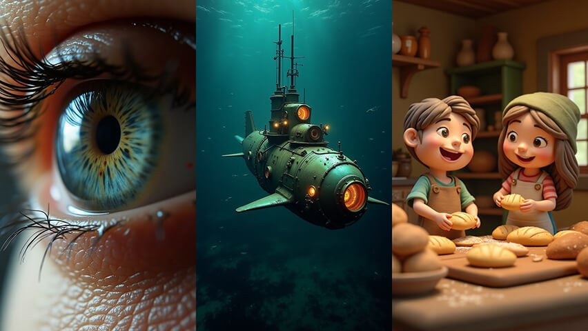 AI Image Generator image to image transformation example showing visual style change