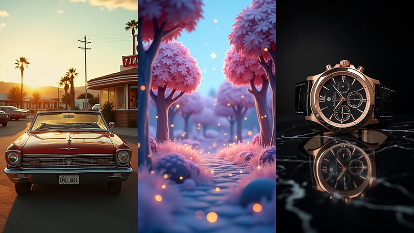 AI image generator maintaining consistent style and color tone across generated visuals