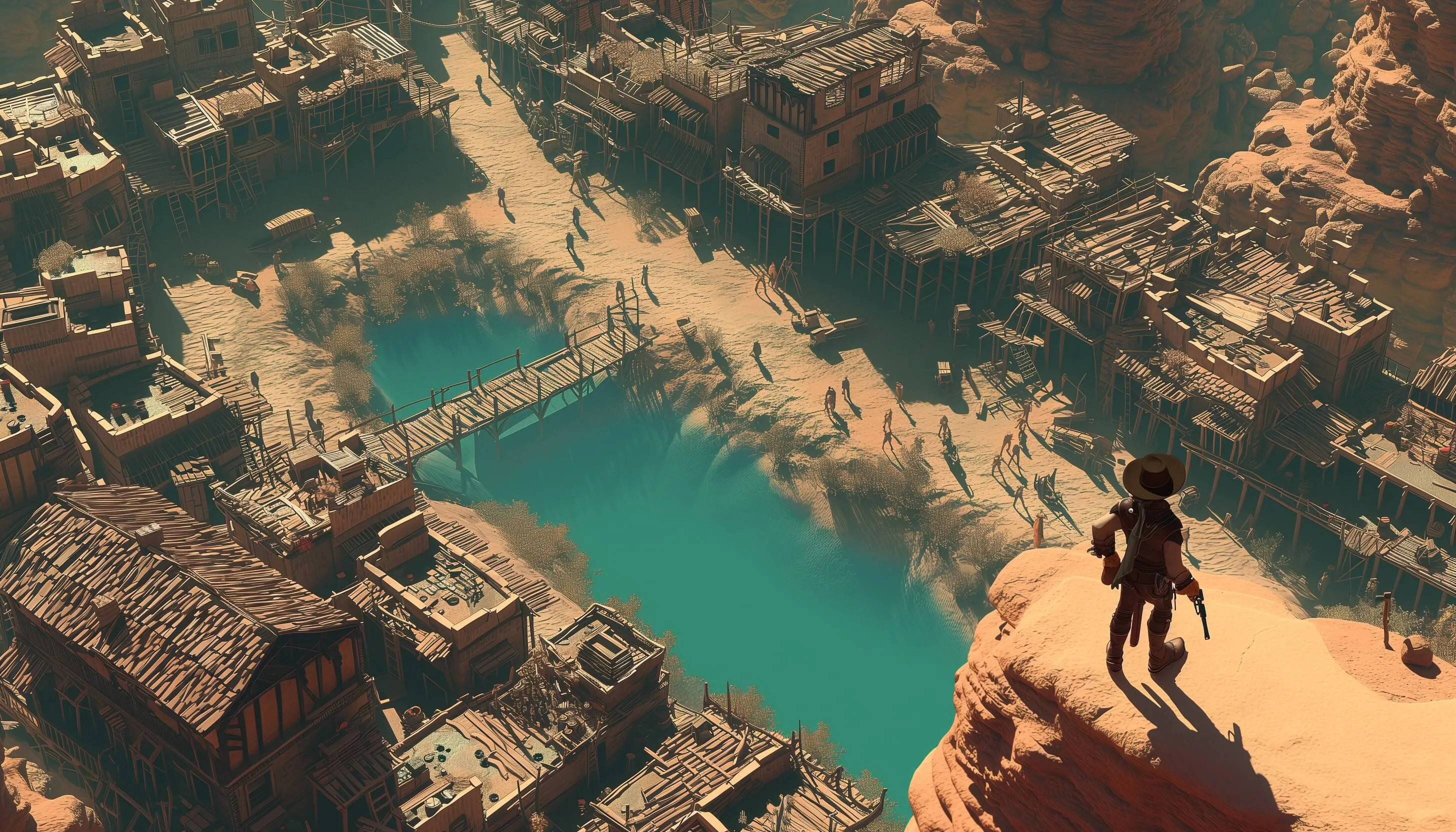 Isometric Game Scene