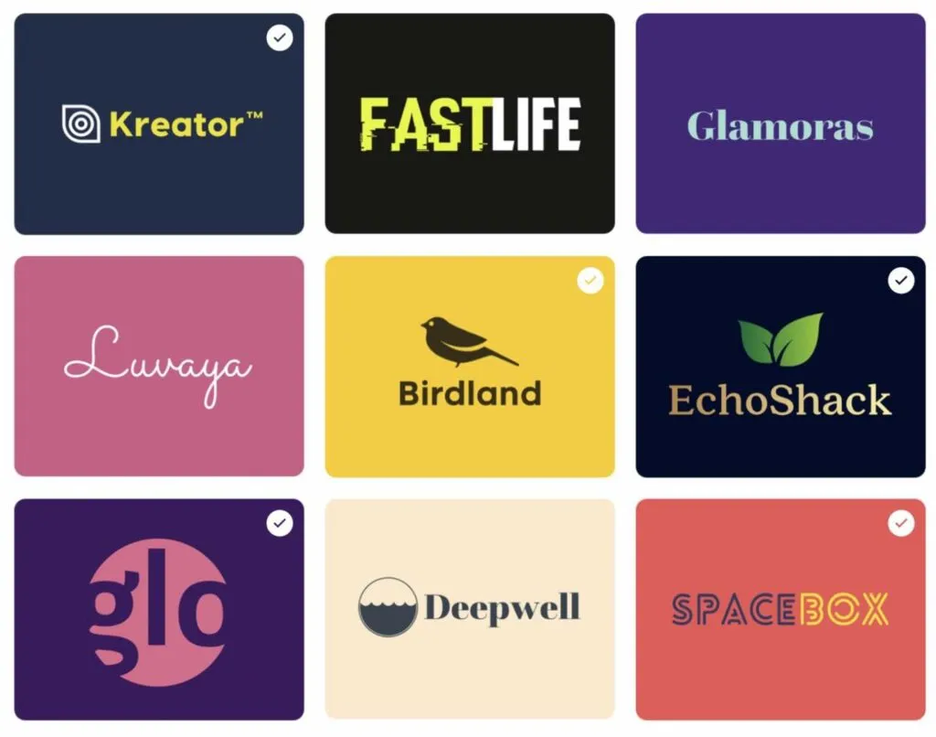 AI Logo Generator creating logos from text prompts