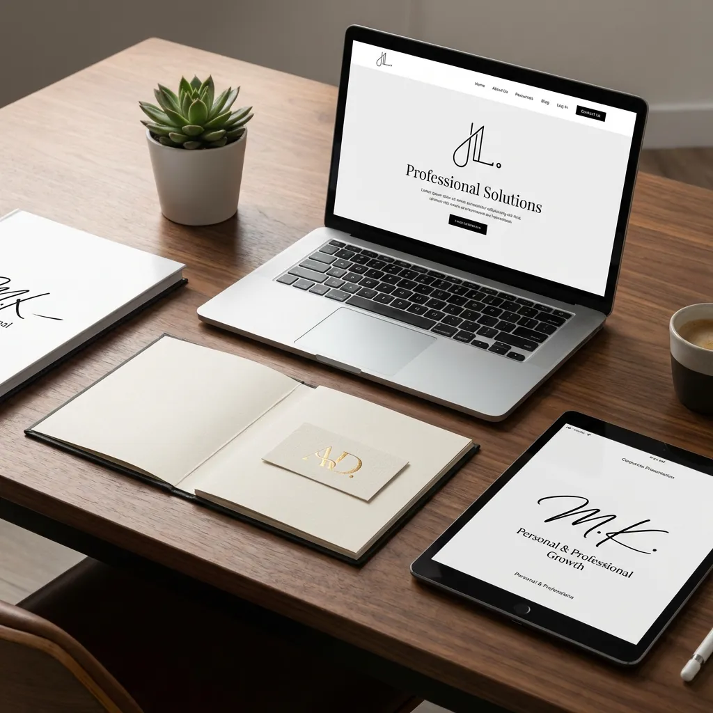 Professional brand logos created with the AI Logo Generator