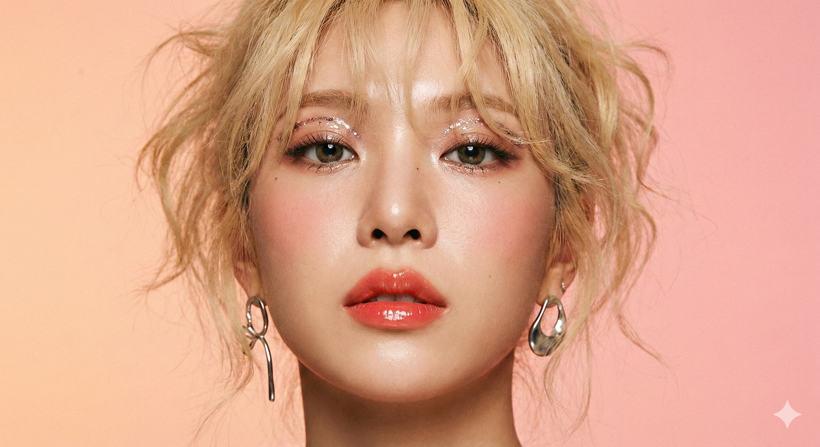 Realistic Kpop AI Visual Center Close-up