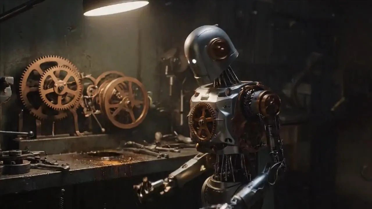 Futuristic Floating City with Neon Bridges