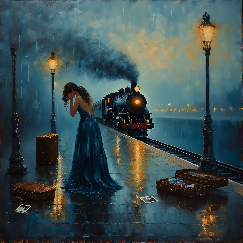 Day to night scene transformation using FLUX.1 Kontext AI editor