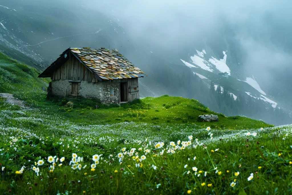 House in the mountains