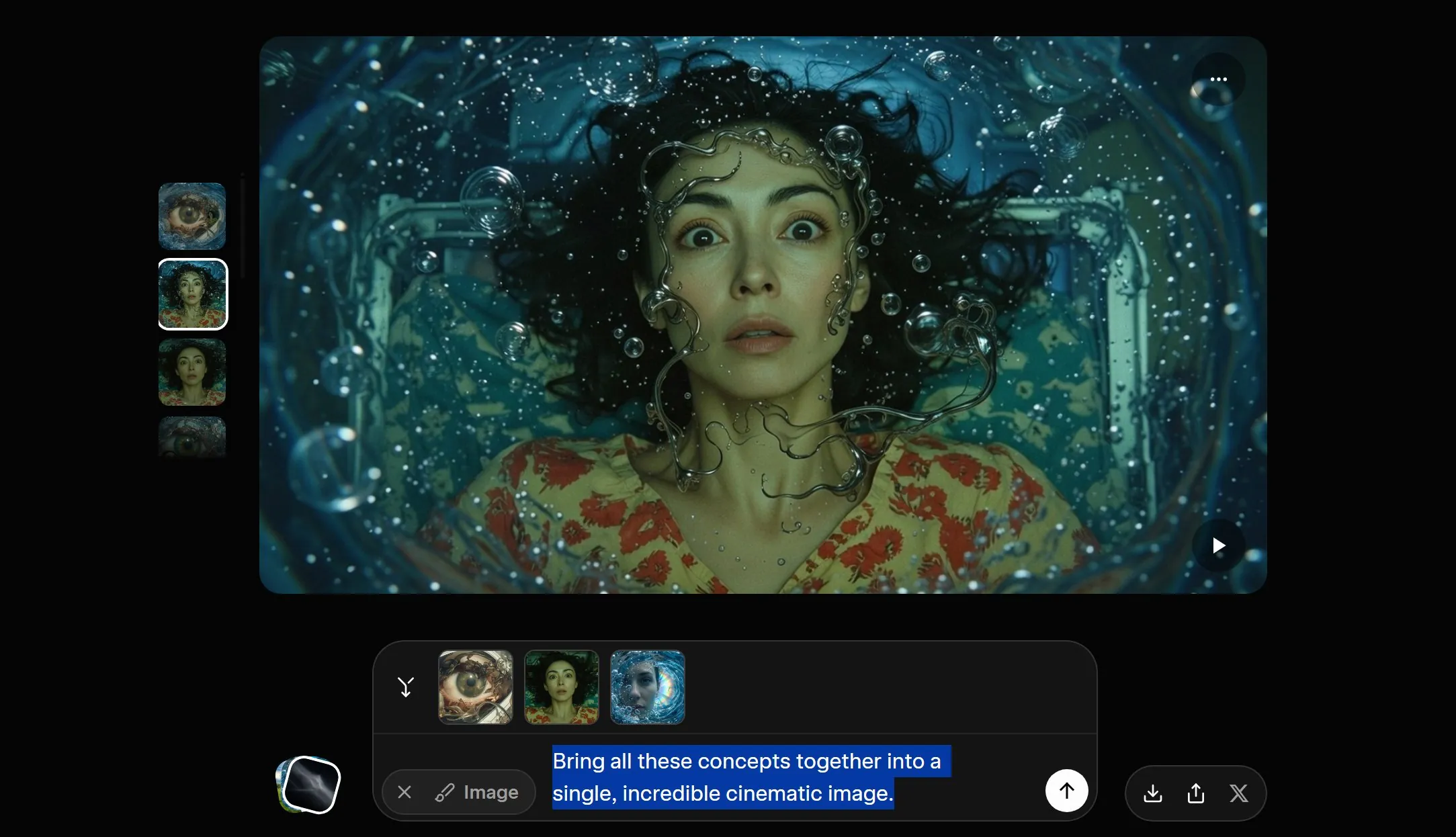 Text-to-image workflow with Grok Imagine AI Image Generator