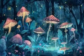 Bioluminescent fungi