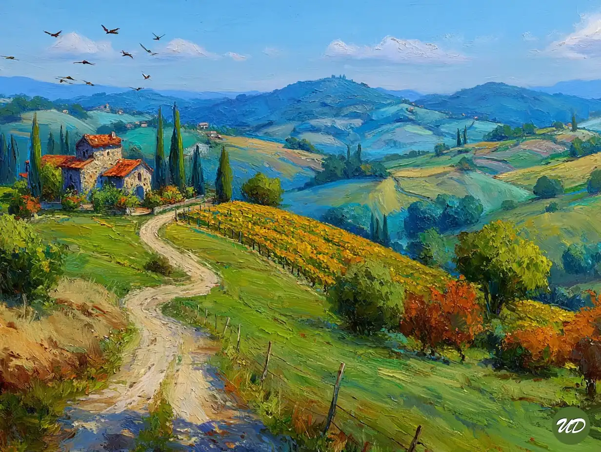 Artistic illustrations and digital art from Midjourney