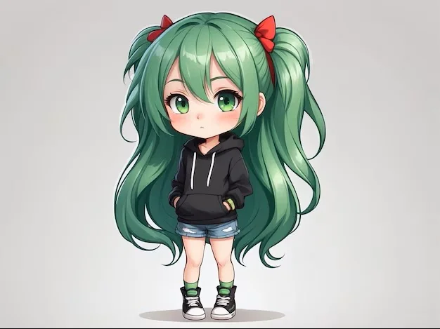 Alternate view of a character figure with printed box, Blender modeling screen, and round plastic base in an indoor scene